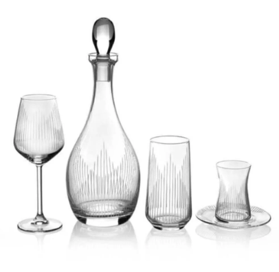 KORKMAZ Beyaz 49 Parça Bardak SetiBardak / Bardak Takımları