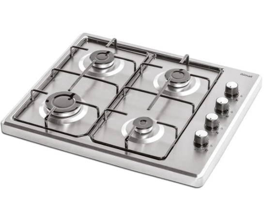 Itimat 4 Lü Ocak Set Üstü Doğal Gazlı 1320 02 InoxMutfak Hazırlık Ekipmanları