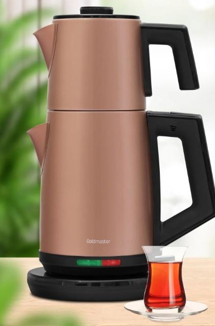 GoldMaster Akasya Gold Çelik Çay MakinesiÇay Makineleri