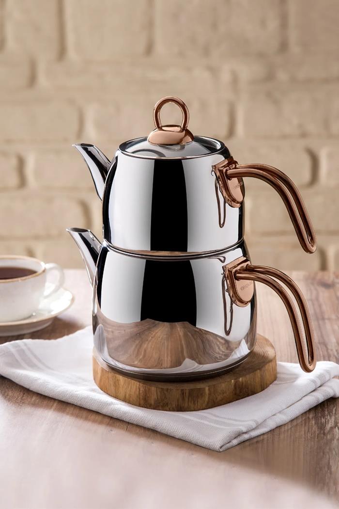 Emsan Teatanyum Maxi Indüksiyon Tabanlı Çaydanlık TakımıÇaydanlıklar