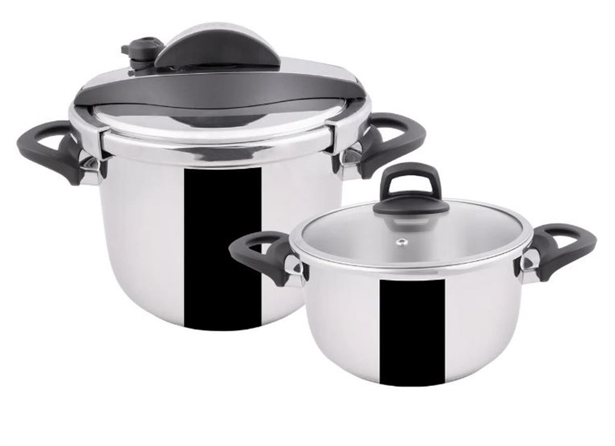 Emsan Presso-s 4+6 Lt Siyah DüdüklüDüdüklü Tencereler