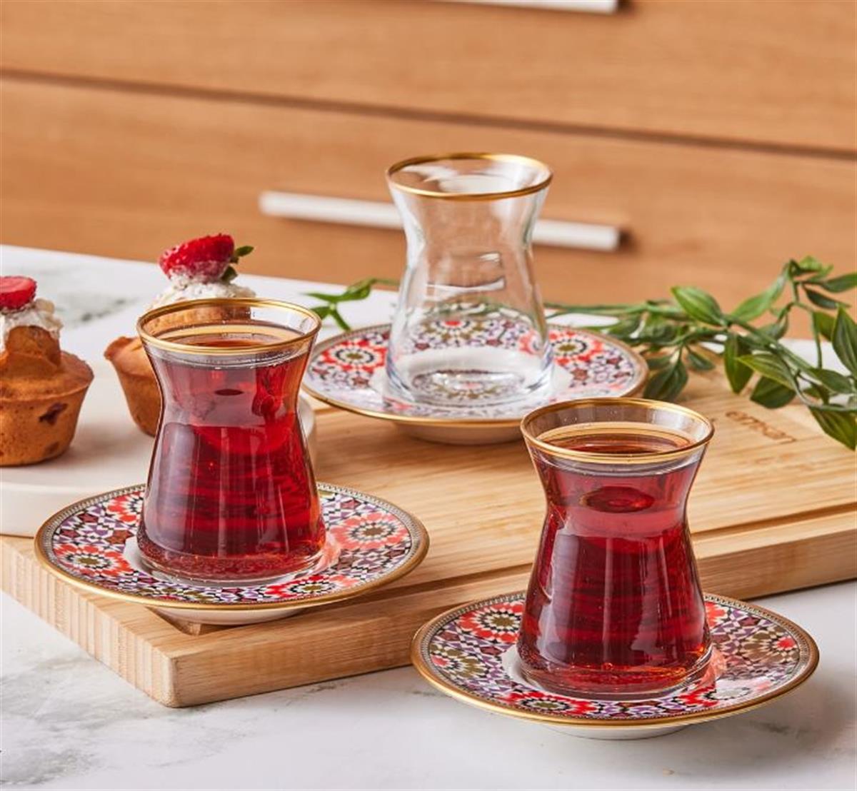 Emsan Ahenk 12 Parça Çay SetiÇay Kahve ve Pasta Takımları