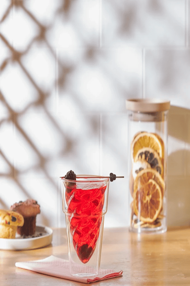 Emsan Globe Çift Cidarlı Külah Form Cam BardakBardak / Bardak Takımları