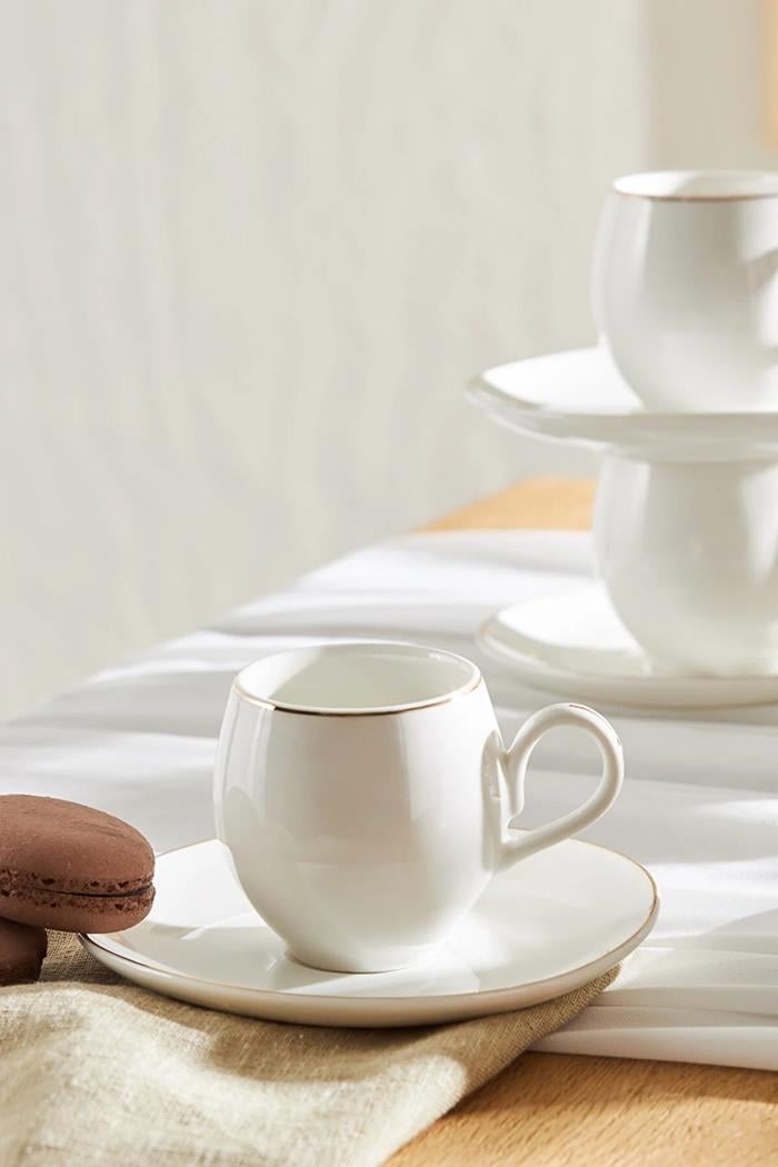 Emsan Freya 6 Kişilik Porselen Kahve Fincan TakımıFincan Takımları