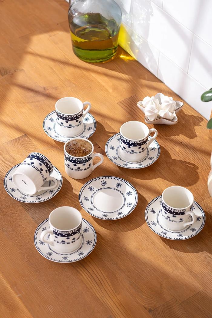 Emsan Ethnic Mix New Bone Kahve Fincan TakımıFincan Takımları