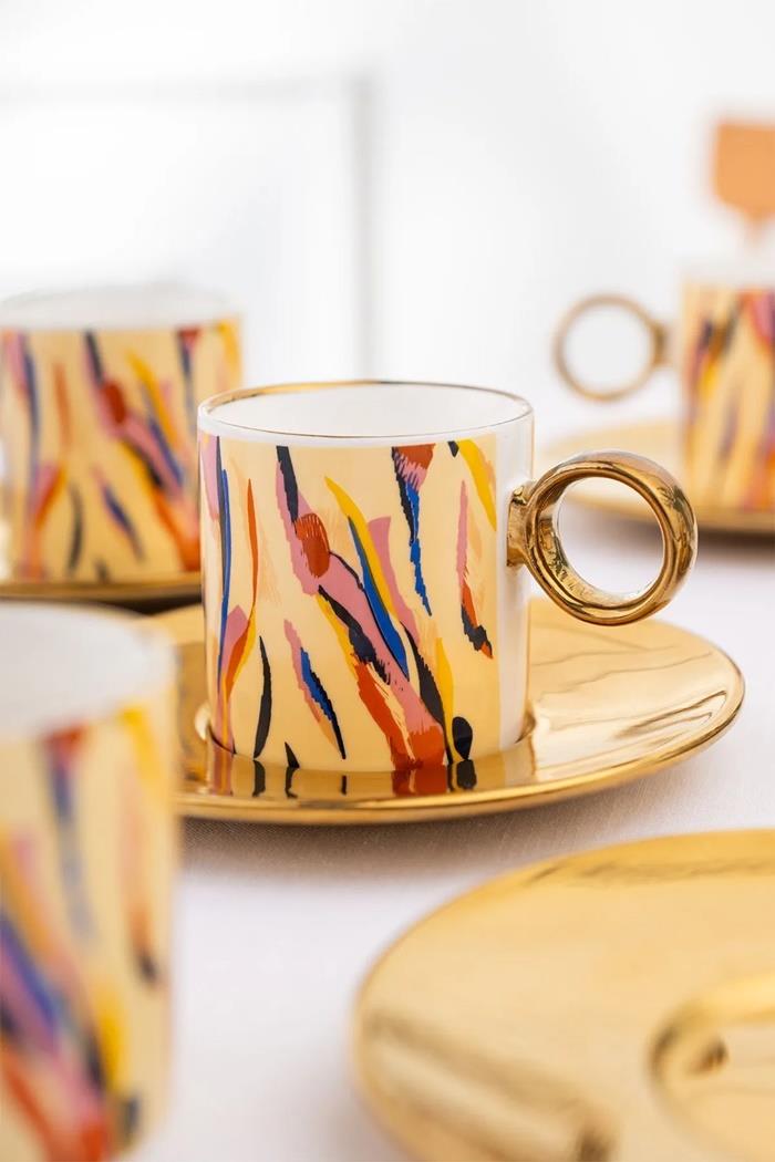 İSTANBUL PORSELEN Ahenk Kahve Fincan TakımıFincan Takımları