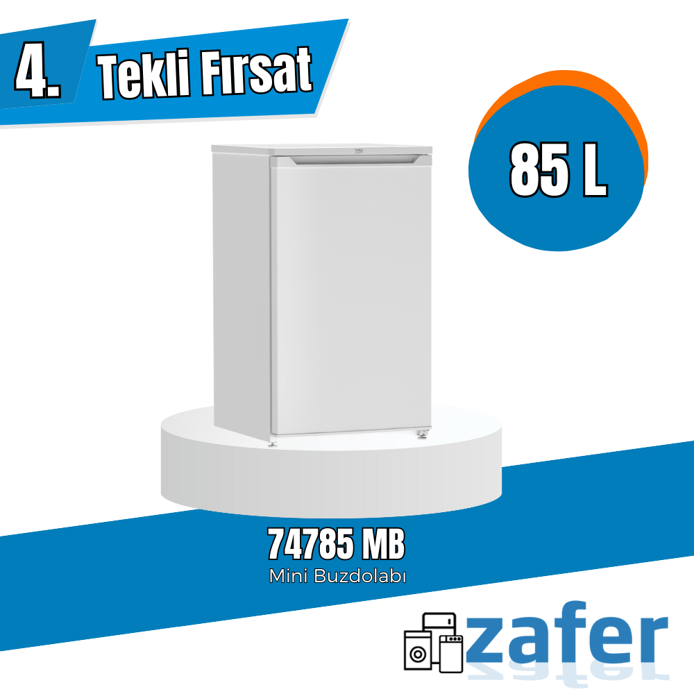 Beko 85 L Mini Buzdolabı – Kompakt Boyut, Yüksek Verimlilik ve Şık Tasarım