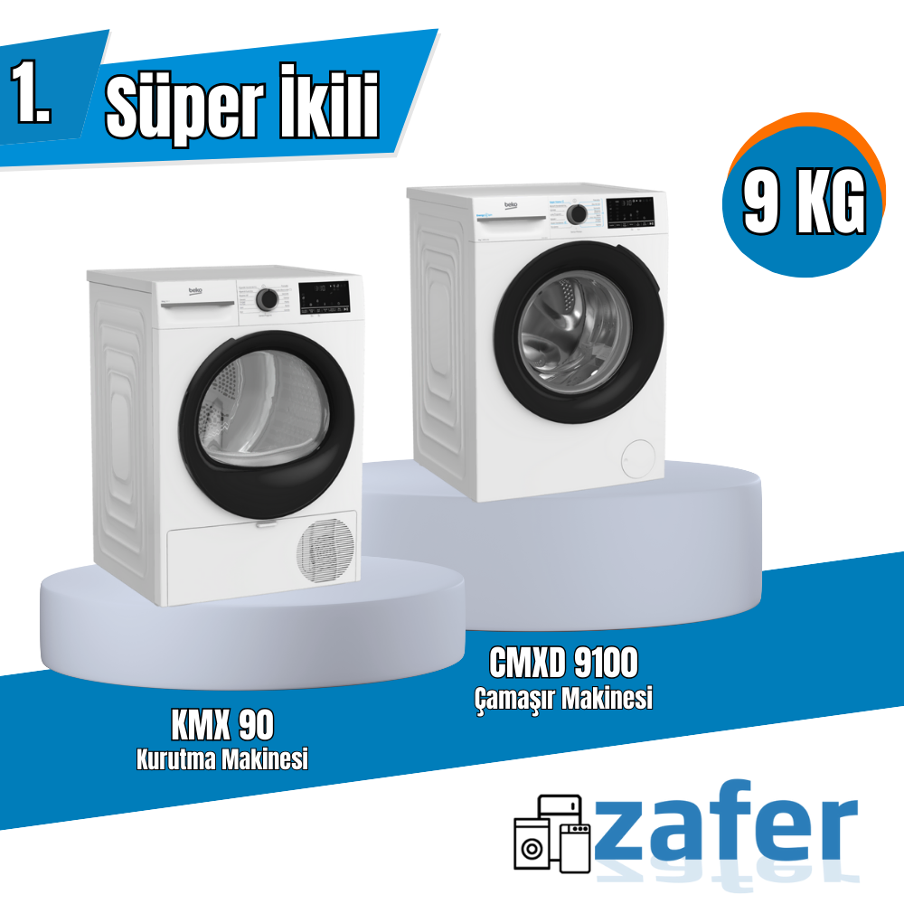 Beko 9 Kg Çamaşır ve Kurutma Makinesi İkili Kampanya – Kaçırılmayacak Fırsat!