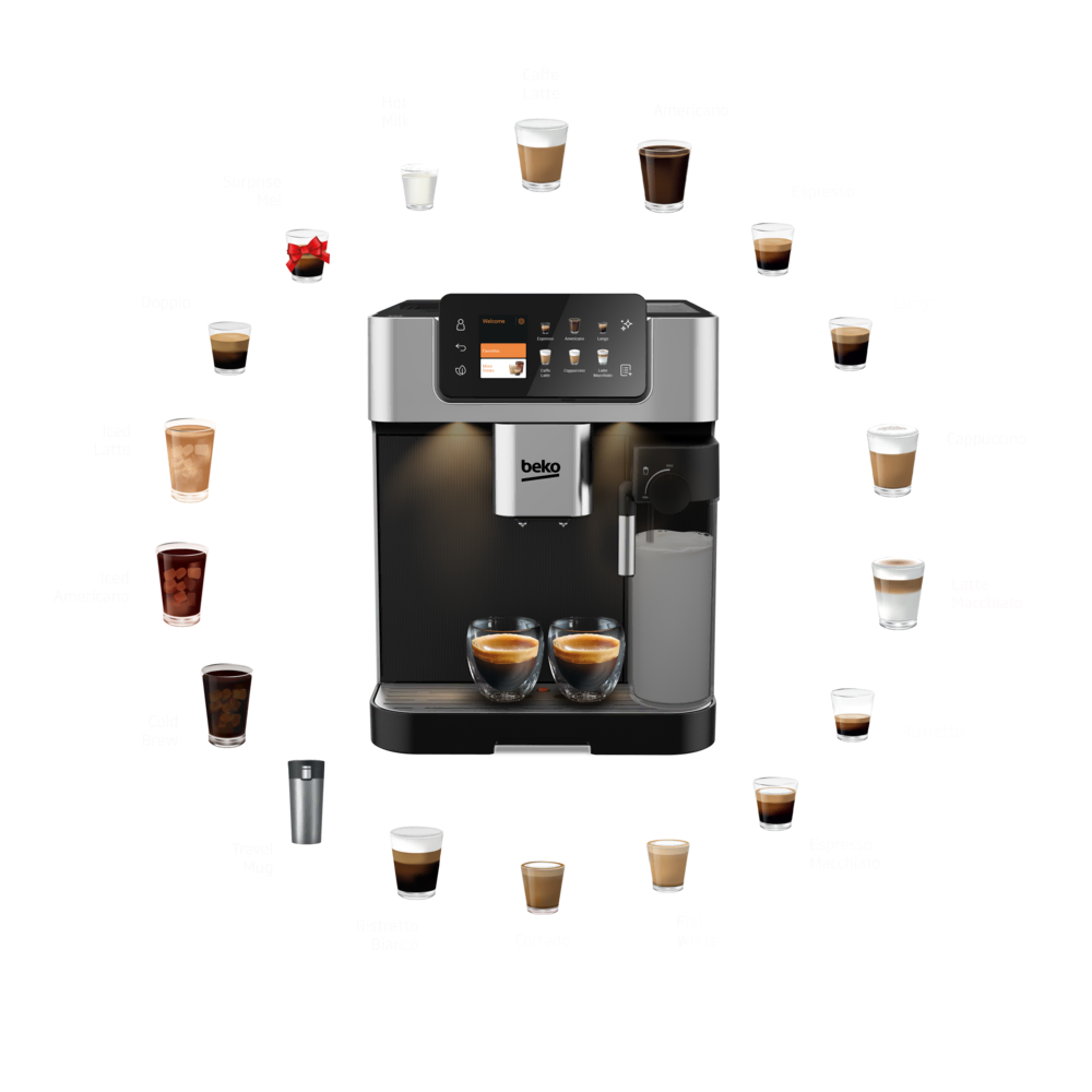 BEKO CEG 7348 X CaffeExperto® Tam Otomatik Espresso Makinesi: Profesyonel Kahve Deneyimi Evde