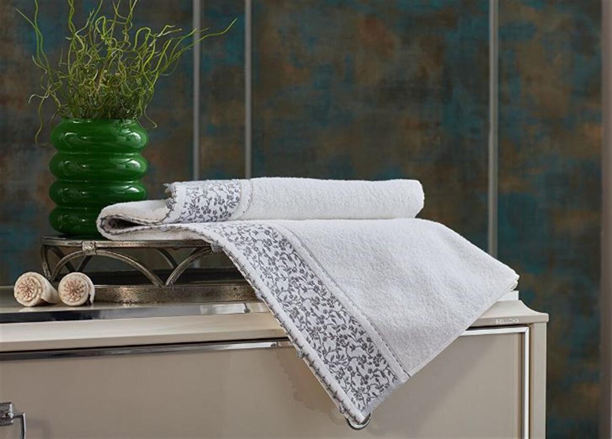 Doqu Valeria Banyo Havlusu Gri 090X150Havlu ve Setleri