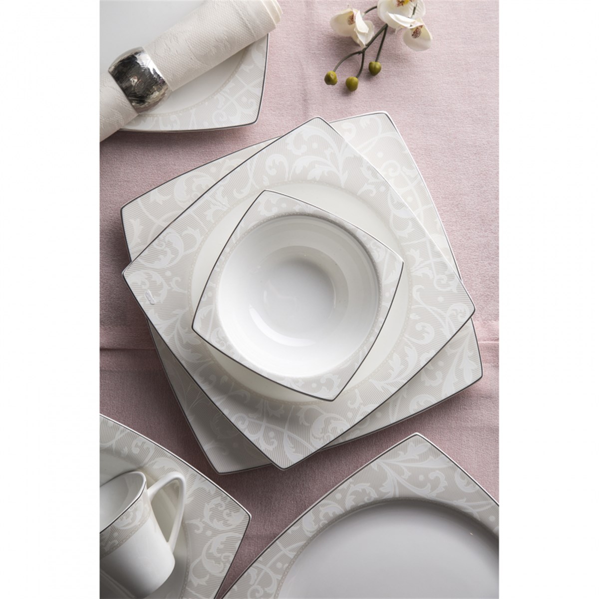 Emsan Fine Bone Bef825 12 Kişilik Yemek TakımıYemek Takımları