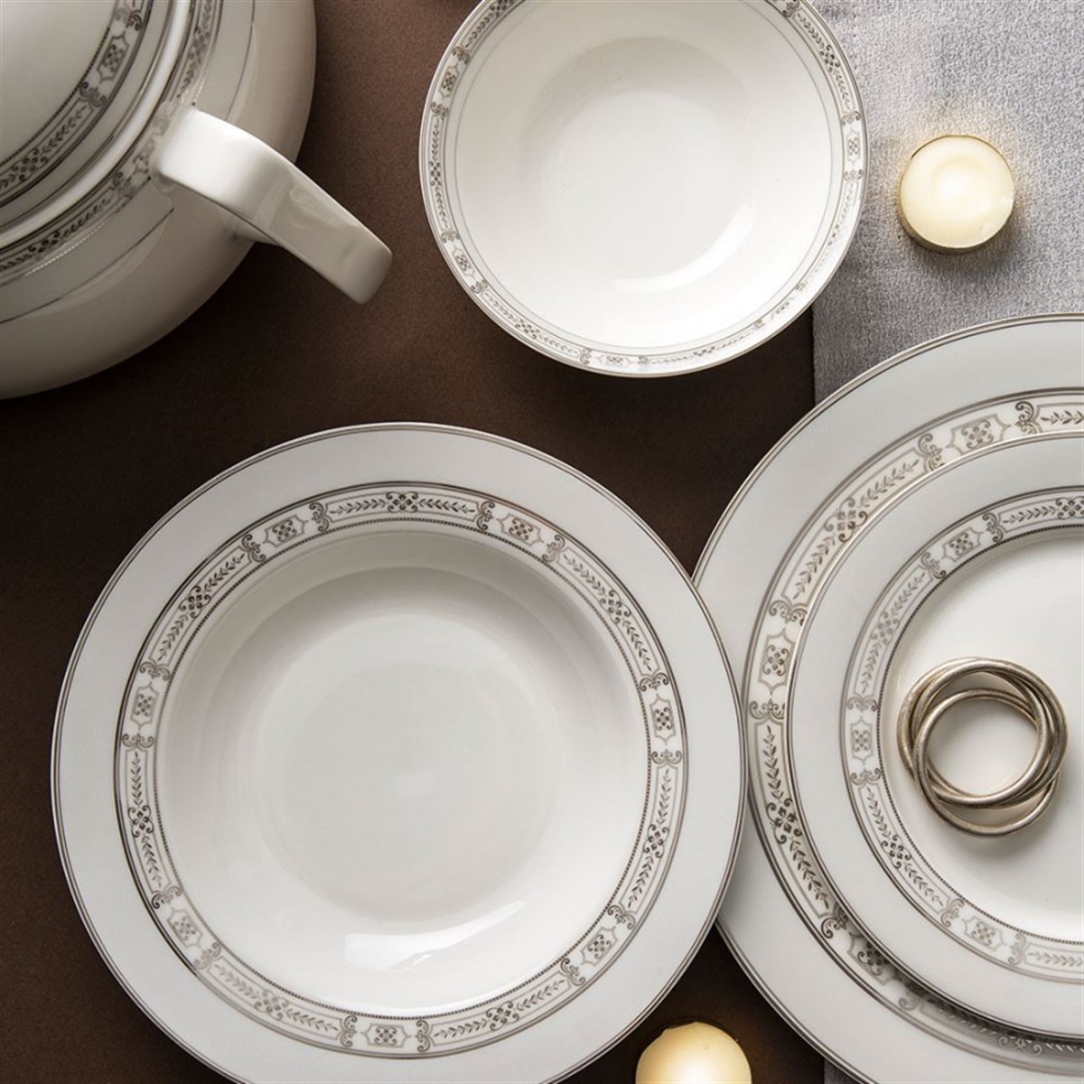 Emsan New Bone Galya 60 Parça Yemek TakımıYemek Takımları