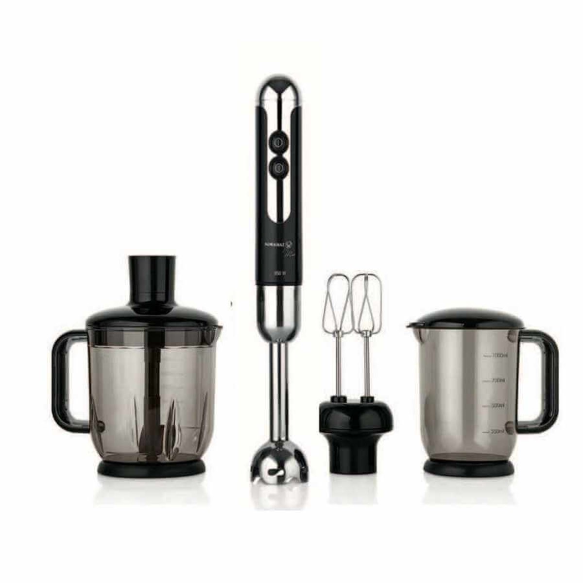 Mia Mega Siyah/krom Blender Set A447-12Mikser