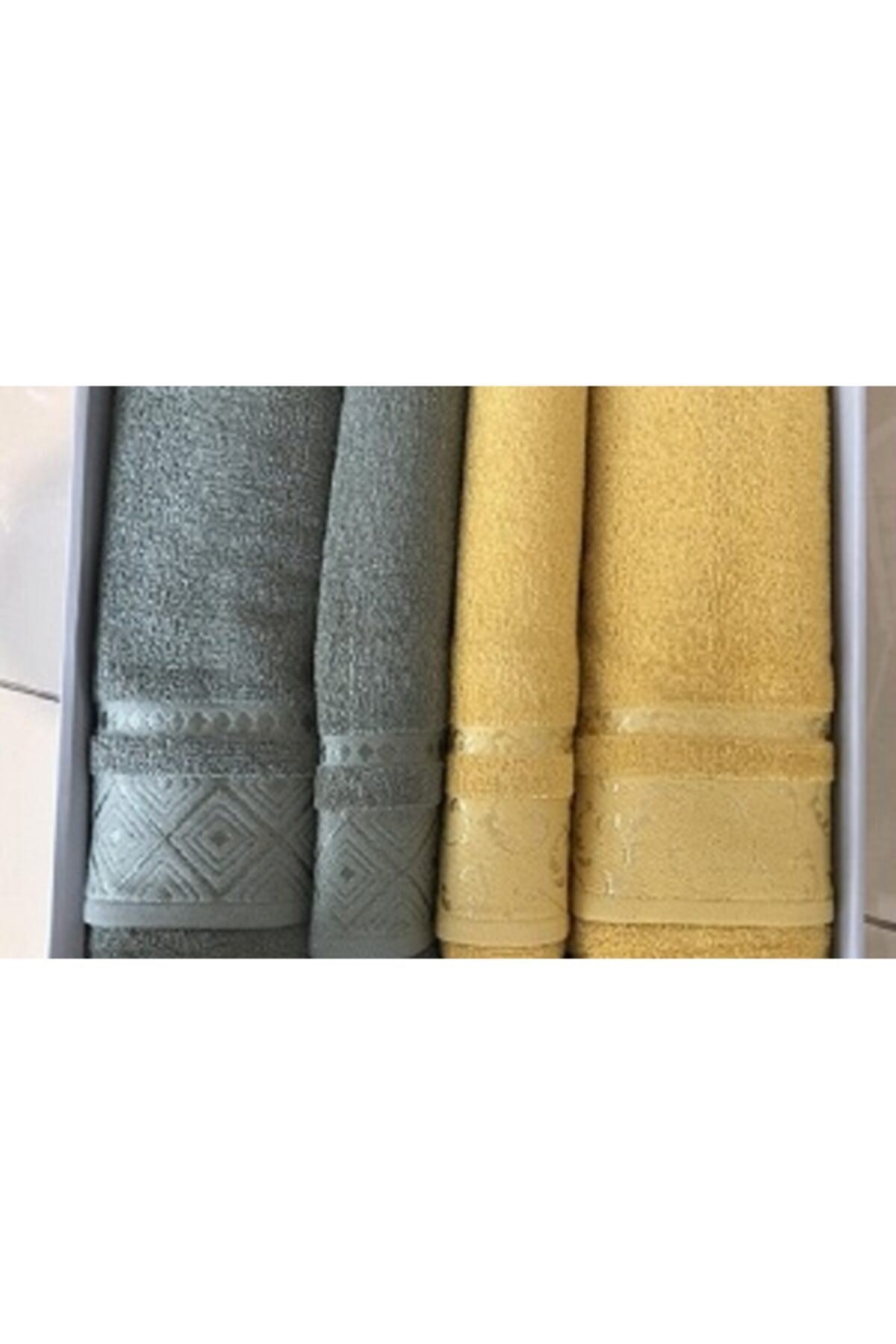 Özdilek Serene Best Set Hamam Takımı Hardal - HakiYatak Örtüsü