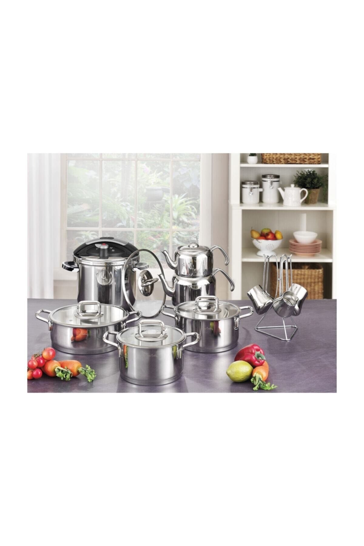 Pierre Cardin 17 Parça Saturn Tencere SetiTencere Setleri