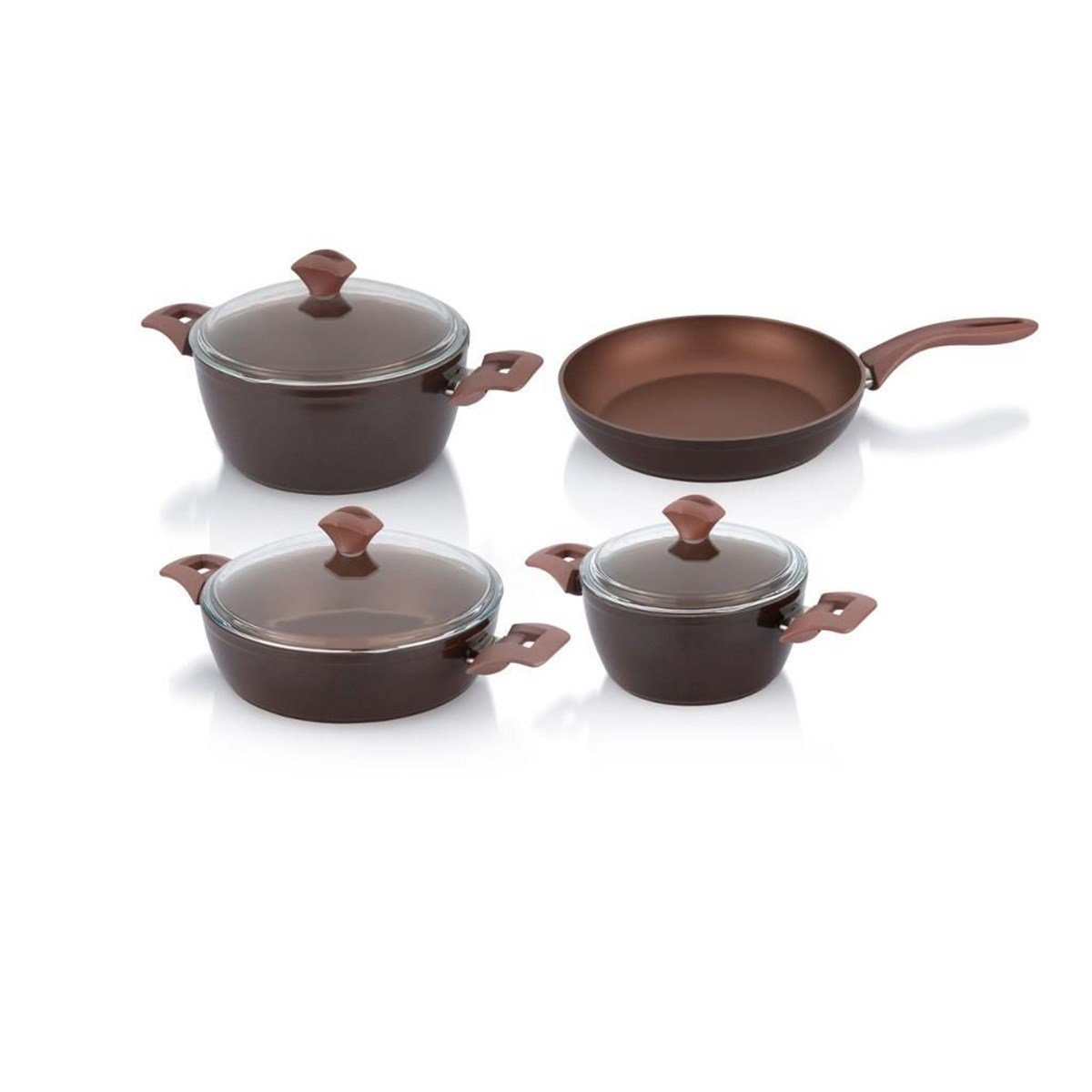 Pierre Cardin 71250351 Bakır 7 Parça Graniks Tencere SetiTencere Setleri