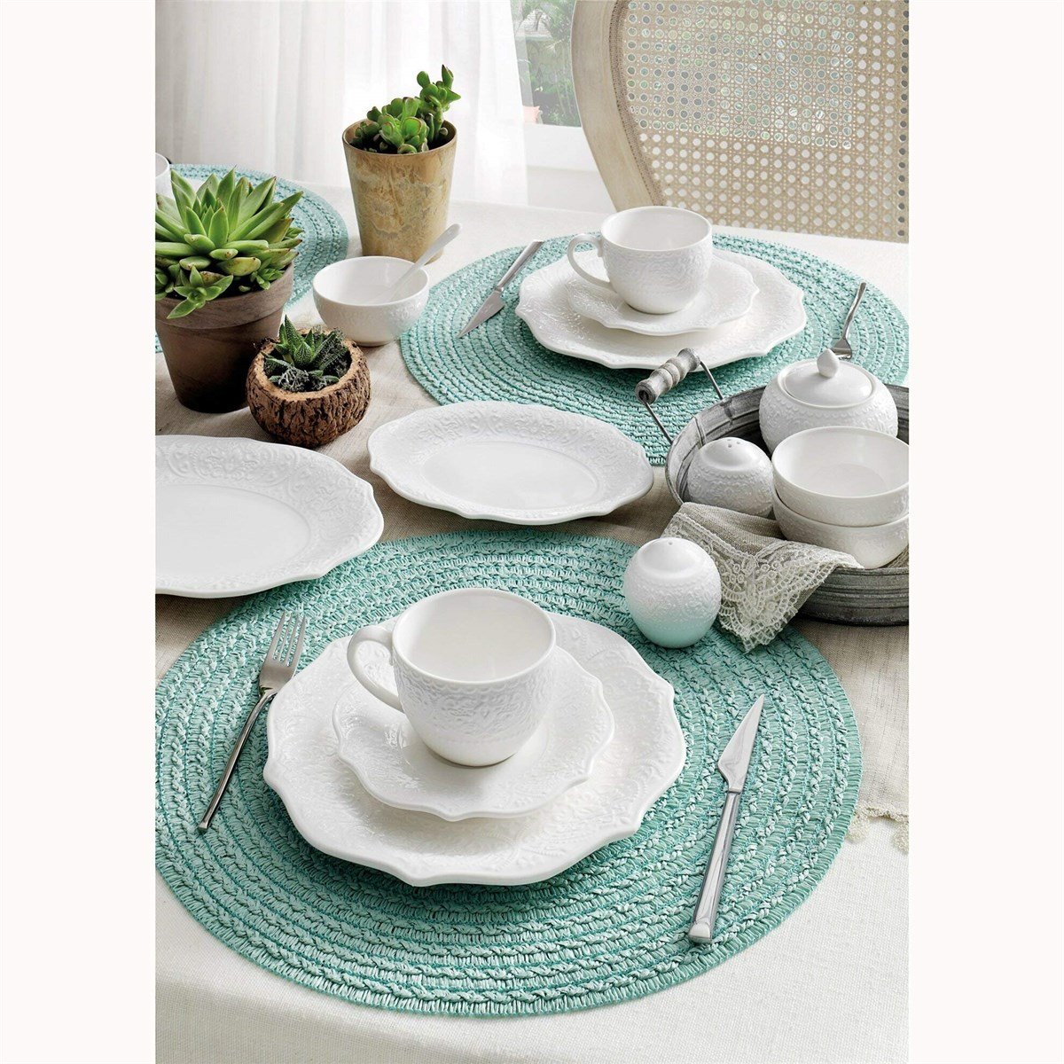 Pierre Cardin Flower 6 Kişilik 35 Parça Kahvaltı TakımıKahvaltı Takımları