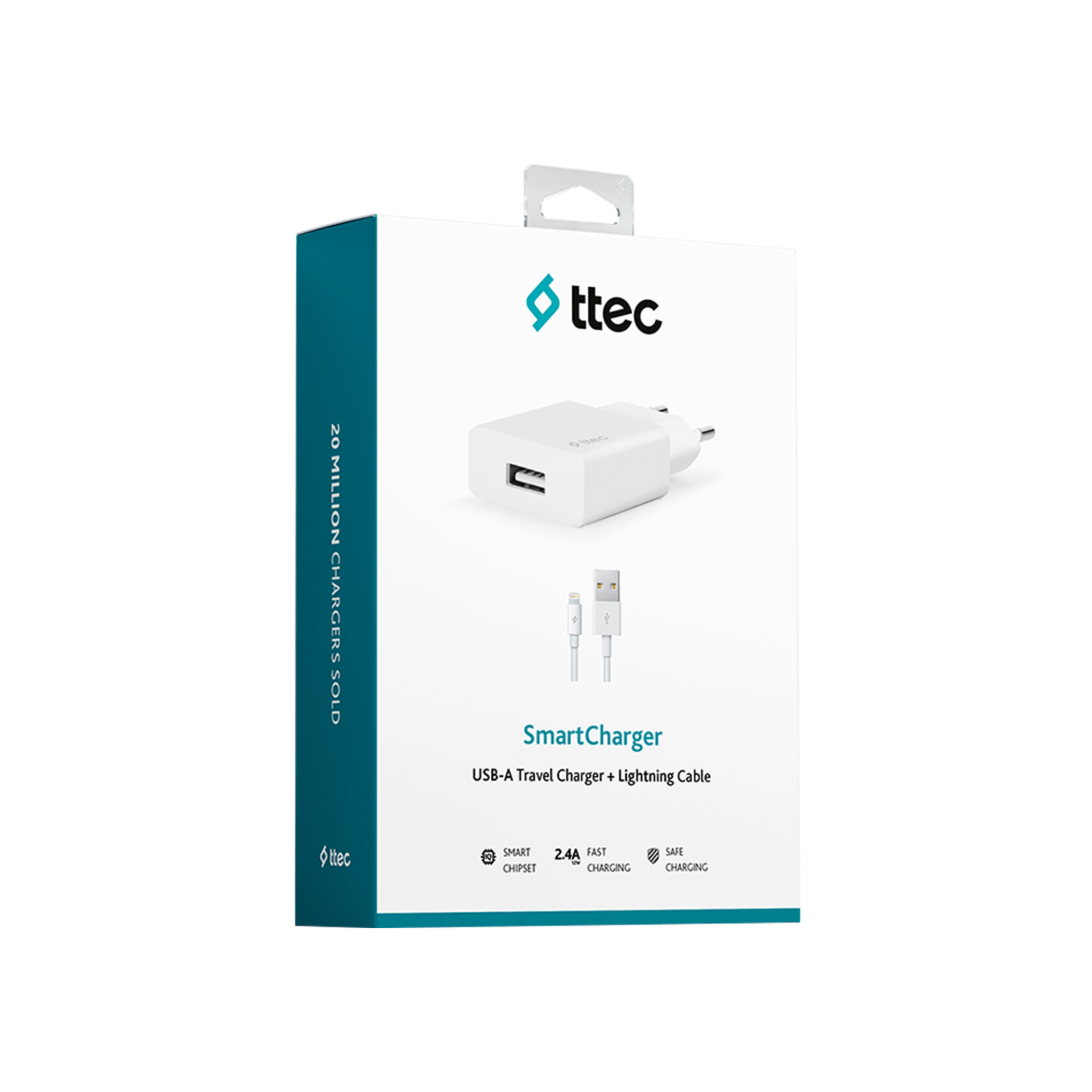 Ttec 2SCS20L SmartCharger Şarj Aleti ve 2.1A Lightning Kablo
