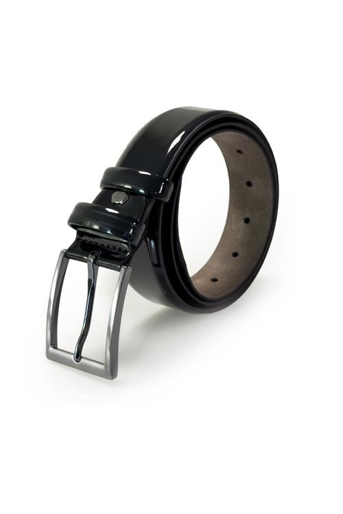 Siyah Klasik Kalıp - Classic Kemer Suni Deri