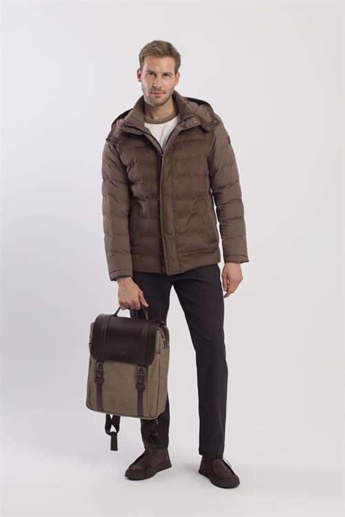 Bej Casual Tokalı Sırt Çantası