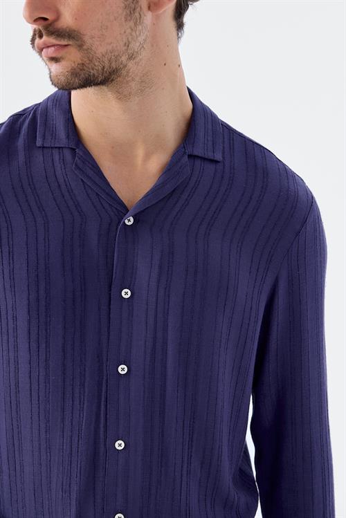 Klasik Kalıp - Classic Serili Gömlek-Jakamen  Apaş Yaka  Serili