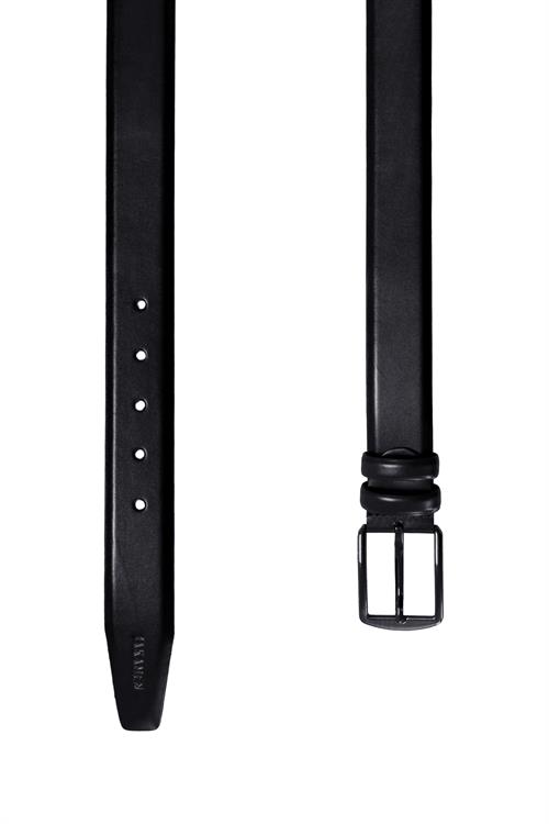 Siyah Klasik Kalıp - Classic Kemer Suni Deri