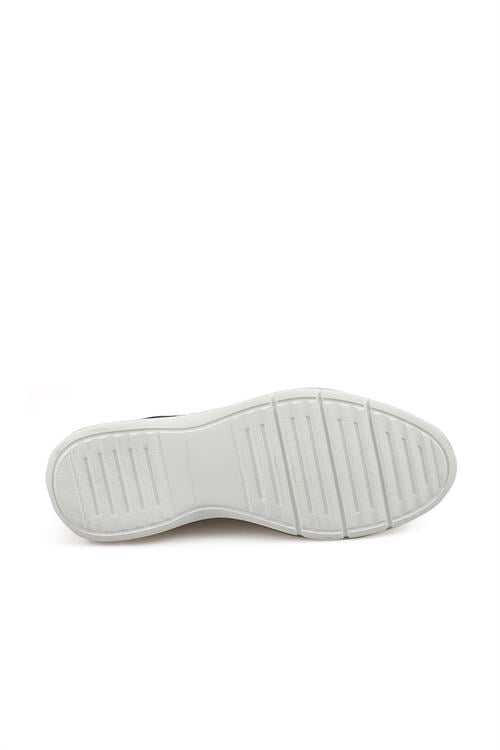 Süet Lacivert %100 Deri Casual Ayakkabı