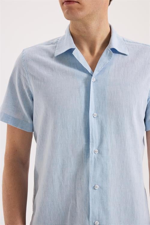 Mavi Rahat Kalıp - Comfort Fit Gömlek Klasik Yaka