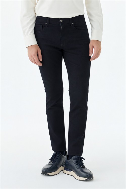 Lacivert Comfort Fit Spor 5 cep Pantolon