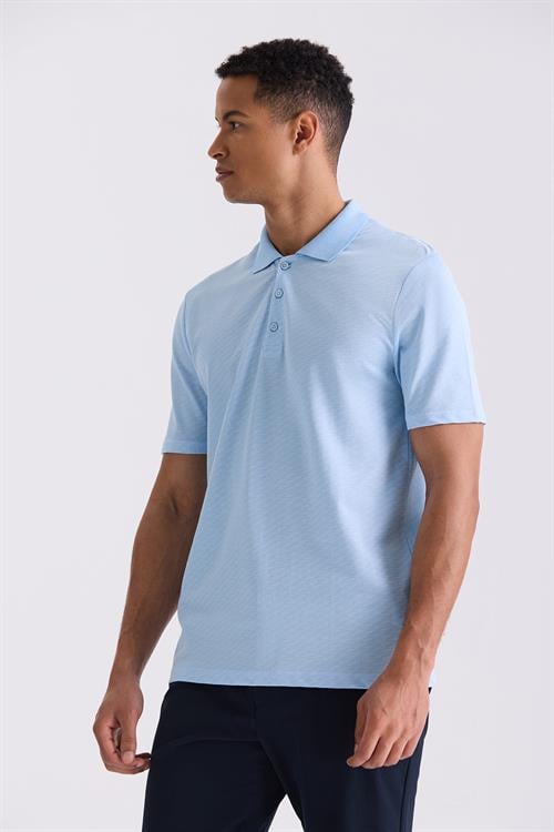 Mavi Regular Fit Desenli Polo Yaka T-Shirt