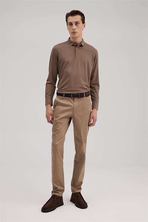 Taba Comfort Fit Yan Cep Kanvas Pantolon