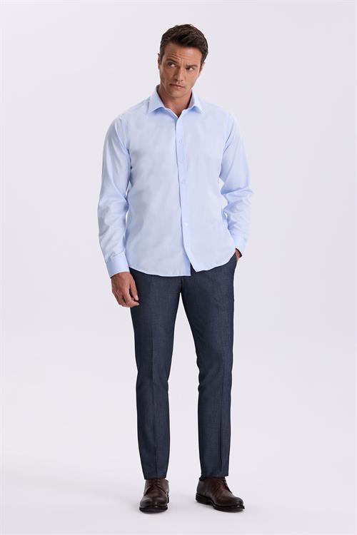 Mavi Comfort Fit Ütü Gerektirmeyen %100 Pamuk Non İron Gömlek