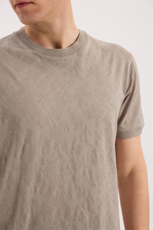 Dar Kalıp - Slim Fit T-Shirt Bisiklet Yaka