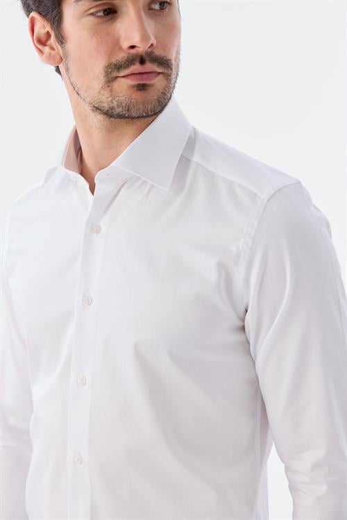 Dar Kalıp - Slim Fit Bedenli Gömlek-Jakamen  Klasik Yaka  Bedenli