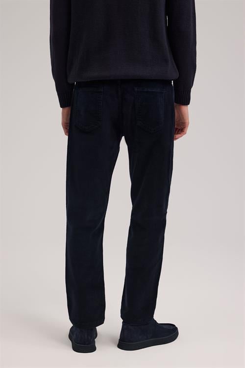 Lacivert Rahat Kalıp - Comfort Fit Pantolon Spor 5 Cep