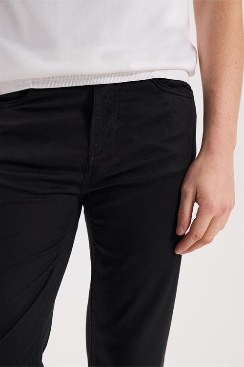 Siyah Slim Fit 5 Cep Spor Pantolon