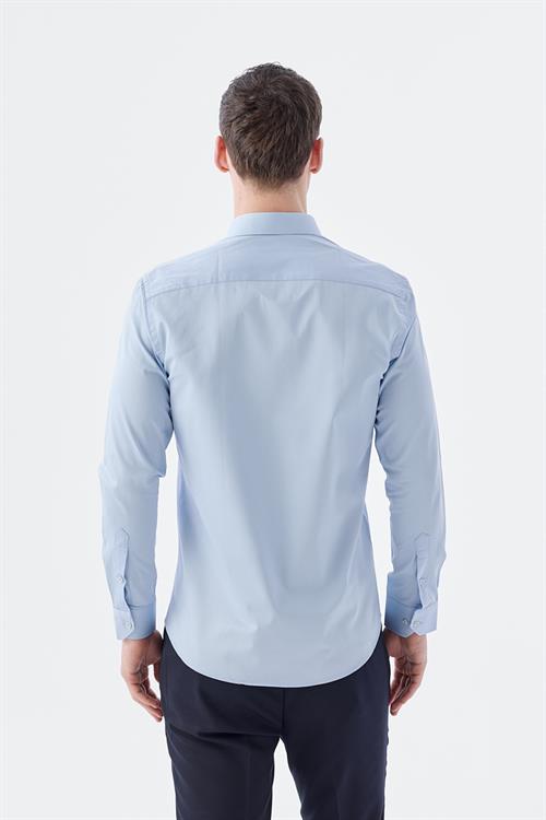 Dar Kalıp - Slim Fit Bedenli Gömlek-Jakamen  Klasik Yaka  Bedenli