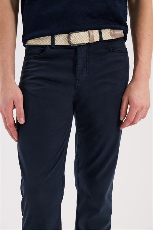 Lacivert Slim Fit 5 Cep Spor Pantolon