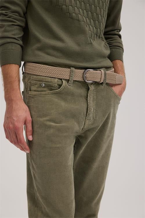 Yeşil Rahat Kalıp - Comfort Fit Pantolon Spor 5 Cep