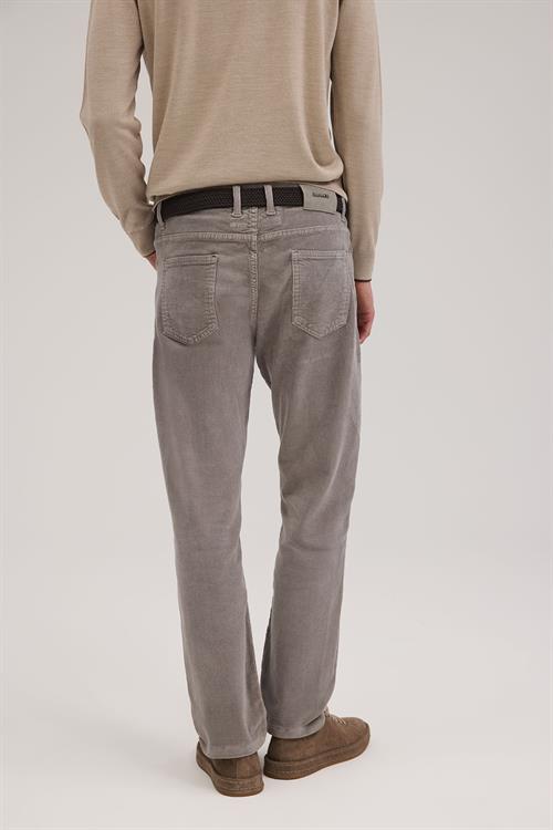 Gri Rahat Kalıp - Comfort Fit Pantolon Spor 5 Cep