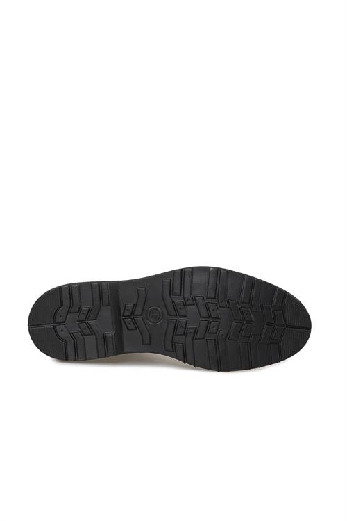 Siyah %100 Deri Bağcıklı Bot