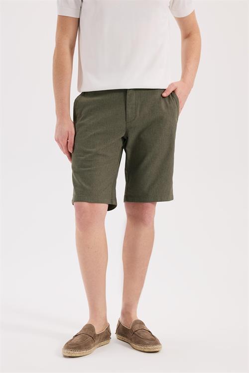 Haki Rahat Kalıp - Comfort Fit Şort Şort