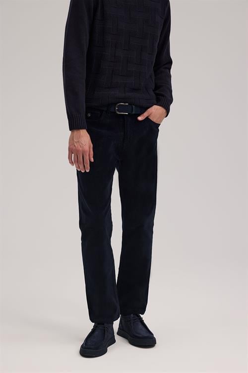 Lacivert Rahat Kalıp - Comfort Fit Pantolon Spor 5 Cep