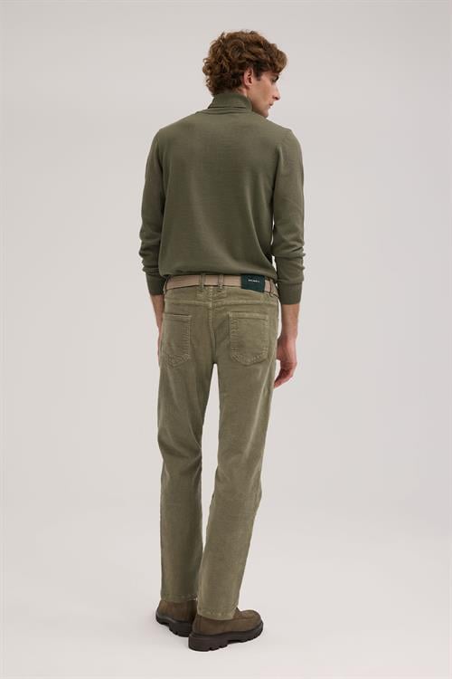 Yeşil Rahat Kalıp - Comfort Fit Pantolon Spor 5 Cep