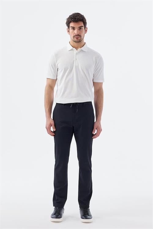 Rahat Kalıp - Comfort Fit Serili Pantolon Spor-Jakamen  Lastikli  Serili