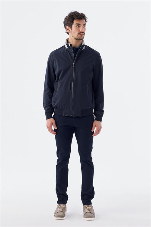 Rahat Kalıp - Comfort Fit Serili Mont-Jakamen  Hakim Yaka  Serili