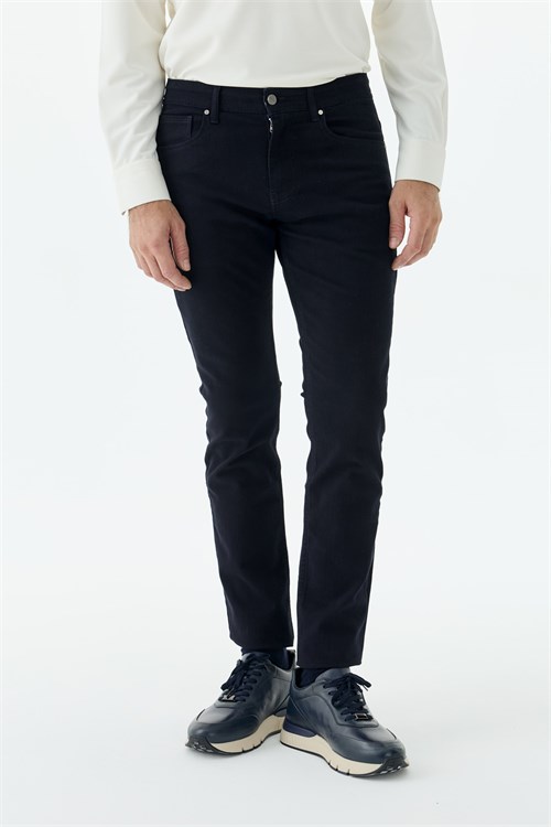 Lacivert Comfort Fit Spor 5 cep Pantolon