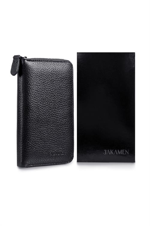 Siyah Jkm Cüzdan Deri
