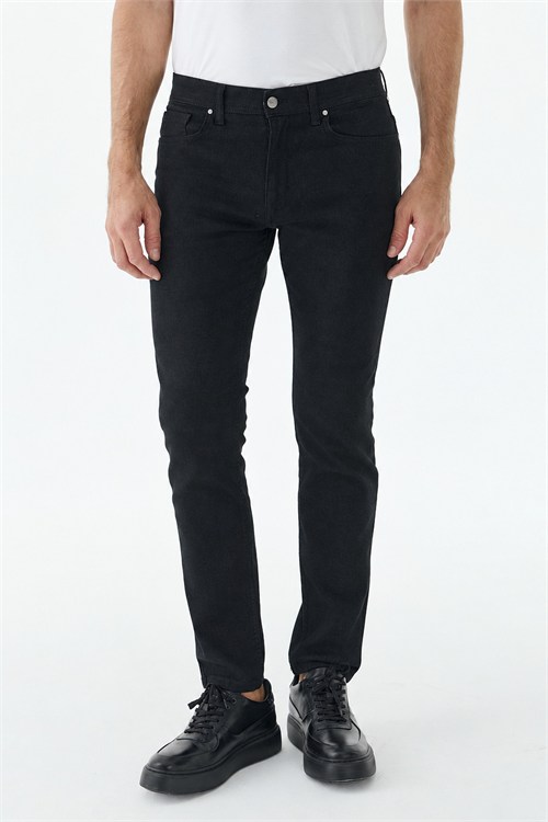 Lacivert Comfort Fit 5 Cep Kanvas Pantolon