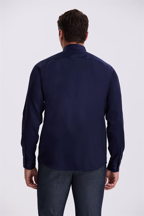 Beyaz Comfort %100 Pamuk Fit Ütü Gerektirmeyen Non İron Gömlek